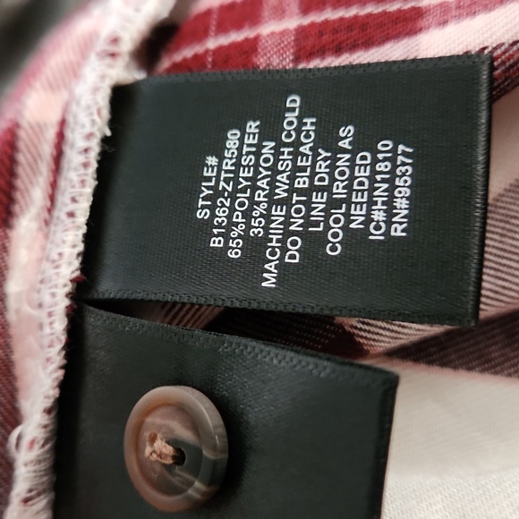 Sanctuary Boyfriend for Life Renegade Plaid Long Sleeve Button Front Relaxed Fit - Picture 16 of 16